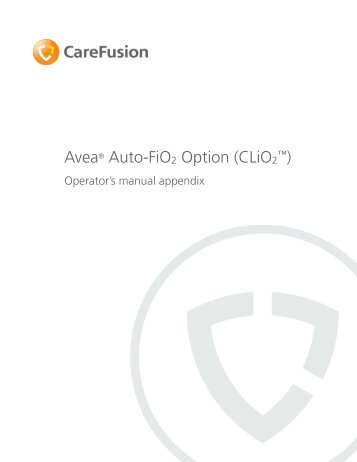 AVEA Auto-FIO2 Option - CareFusion