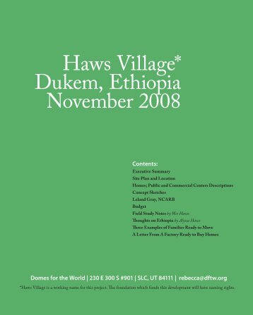 Haws Village* Dukem, Ethiopia November 2008 - Monolithic