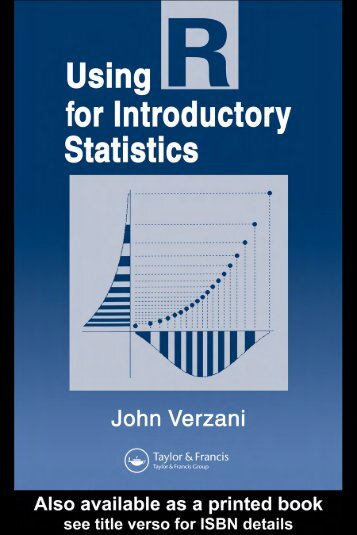 Using R for Introductory Statistics : John Verzani