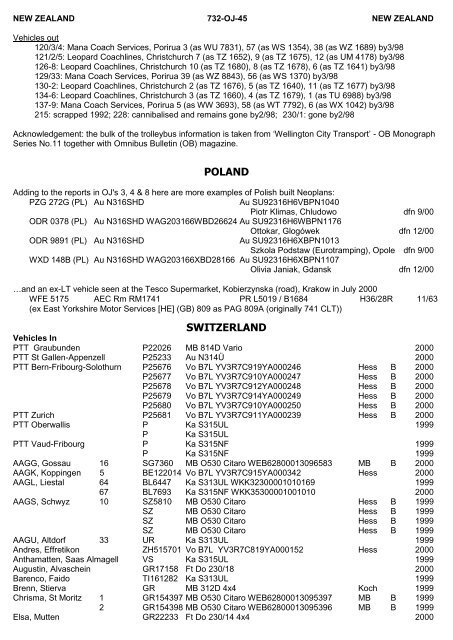 Manufacturers' Codes - The PSV Circle Website