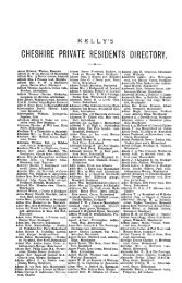 cheshire private residents directory - Cheshire County Council ...