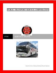 Trinidad and Tobago Bus Schedule