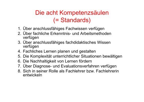 Studienseminar Koblenz Standardsituationen und Lehrerhandwerk