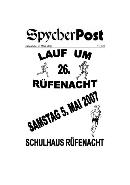 Einzelseiten - Spycher Post