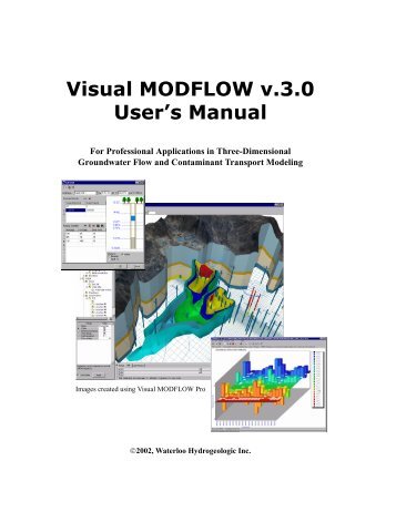 Visual Modflow Manual - Glyfac.buffalo.edu