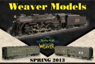 Click Here To View Our Spring 2013 Catalog - Weaver Models