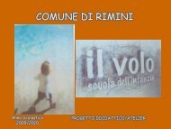 Presentazione progetto atelier a.s. 2009 /10 - Comune di Rimini