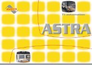 automation for TV stations ASTRA ASTRA is - Aveco