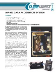 imp-890 data acquisition system - CMB Control