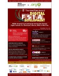 south asia digital bazaar - The manthan Award