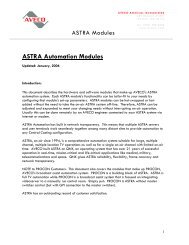 ASTRA Automation Modules - Aveco
