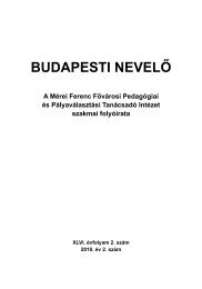 BUDAPESTI NEVELÅ - MÃ©rei Ferenc FÅvÃ¡rosi PedagÃ³giai Ã©s ...