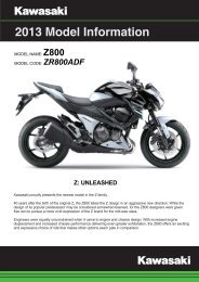 Model Information 2013 Ninja ZX10R - Kawasaki New Zealand