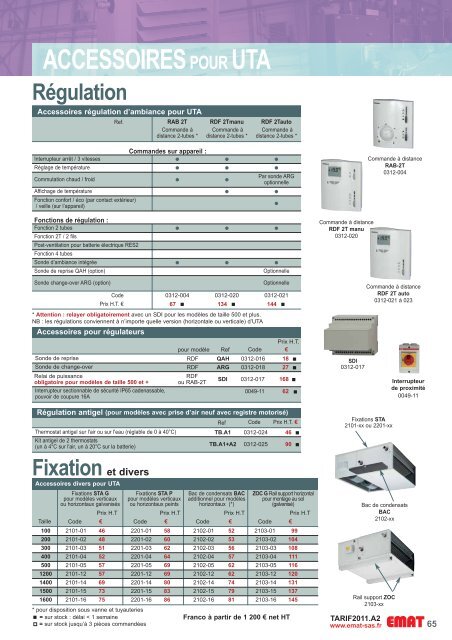 accessoires qualitÃ© d'air - Hellopro