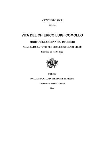 vita del chierico luigi comollo