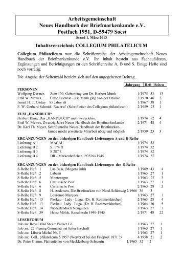 Lieferliste-Collegium-Einzelaufstellung - neues-handbuch