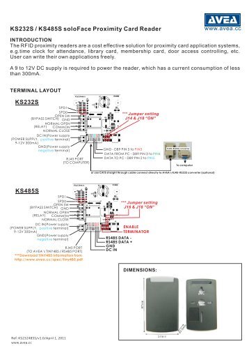 KS232S or KS485S user manual