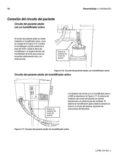 Sistemas de ventilaciÃ³n AVEA - CareFusion