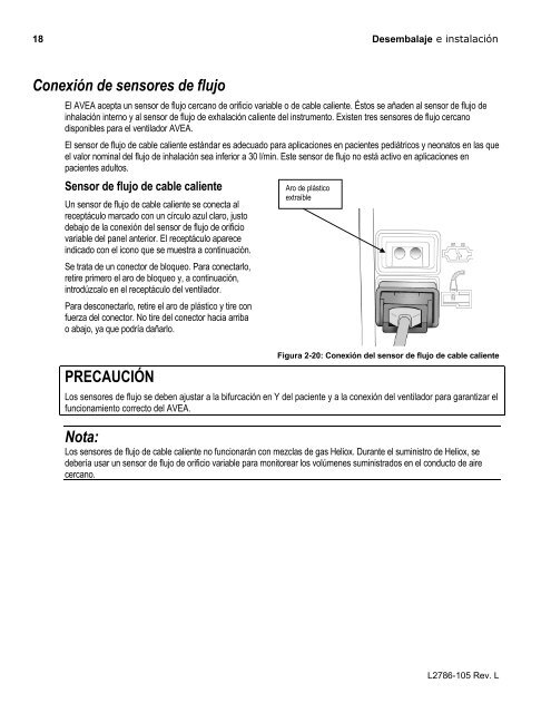 Sistemas de ventilaciÃ³n AVEA - CareFusion