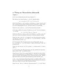 4. Â¨Ubung zur Theoretischen Informatik