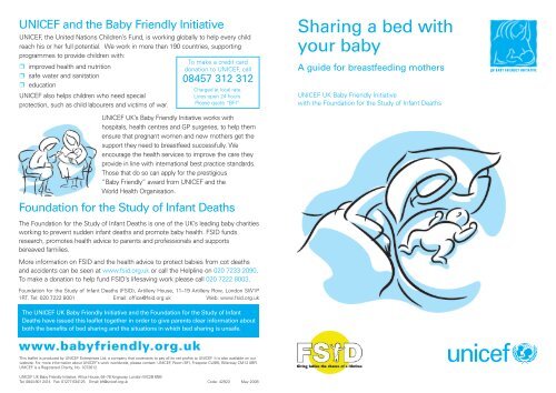 Sharing a bed with your baby - Borstvoeding.com