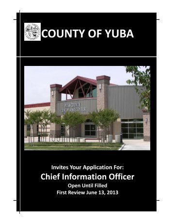 Chief Information Officer - First 5 Yuba