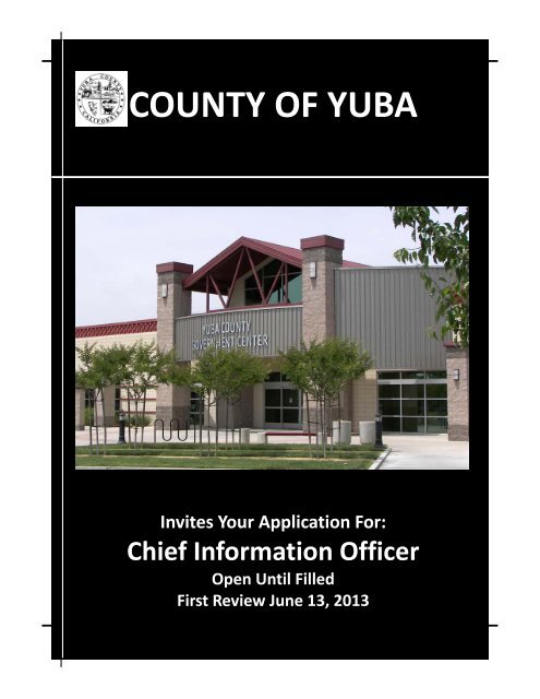 Chief Information Officer - First 5 Yuba