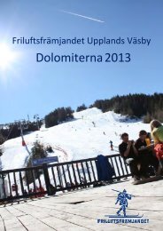 Dolomiterna2013 - Friluftsfrämjandet