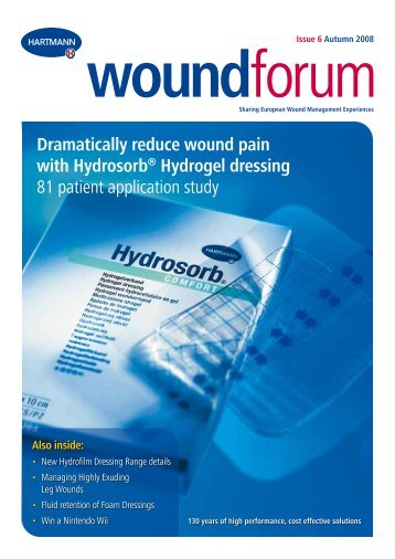 Dramatically reduce wound pain with HydrosorbÂ® Hydrogel dressing ...