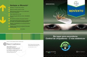 FOLLETO MULTICULTIVOS ok.indd - Bayer CropScience Mexico