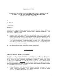 Alegaciones ampliaciÃ³n puerto Alcossebre 2007 - InterNatura