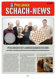 Schach-News 07/2009 - Schachfreunde Pfullingen eV