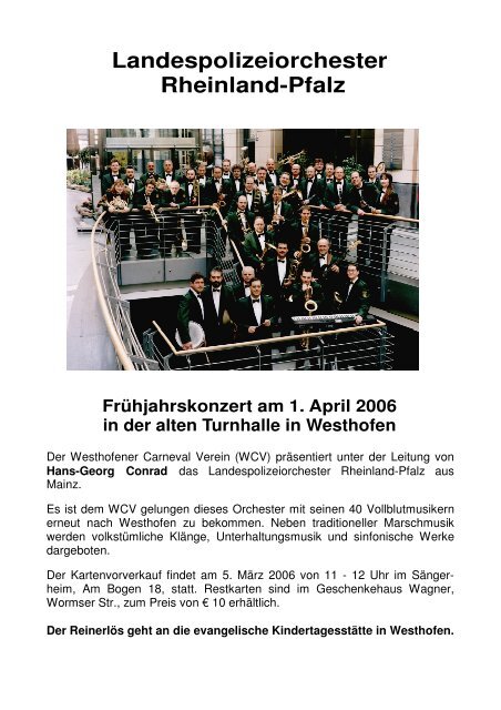 MÃ¤rz bis Mai - Evangelische Kirchengemeinde Westhofen und ...