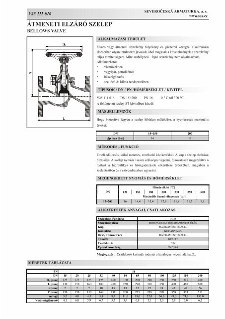 Katalog 2002 .azen..qxd - SeveroÄeskÃ¡ armaturka