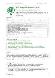 IOBC internet book of Biological Control â Draft ... - Embrapa