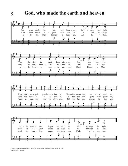 Christ Church Hymnal - The Rev. Paul M. Frolick