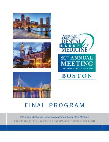 Annual Meeting American Academy Of Dental Sleep Medicine