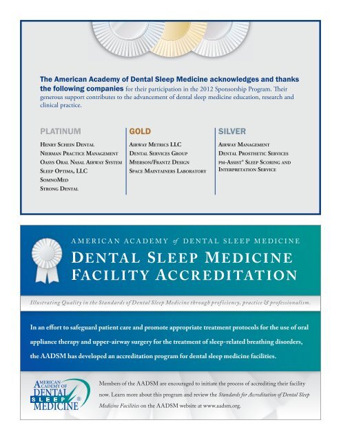 Annual Meeting American Academy Of Dental Sleep Medicine