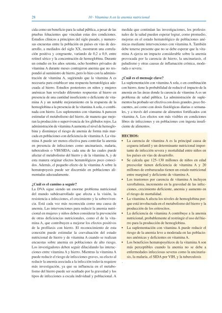 Guía sobre Anemia Nutricional - Sight and Life