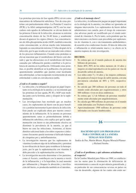 Guía sobre Anemia Nutricional - Sight and Life