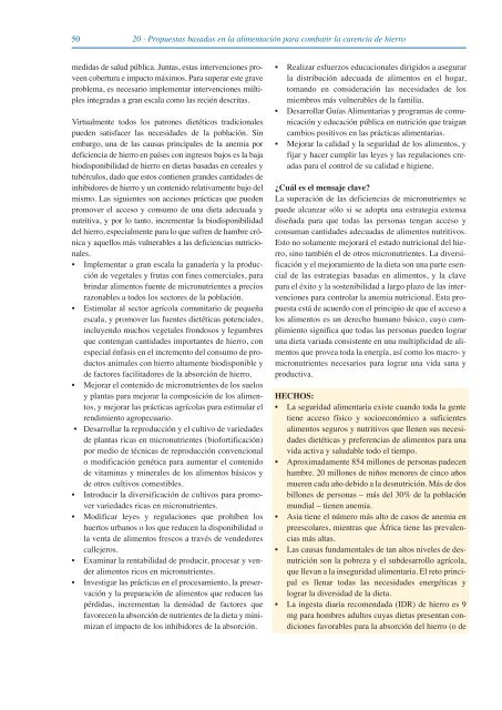 Guía sobre Anemia Nutricional - Sight and Life