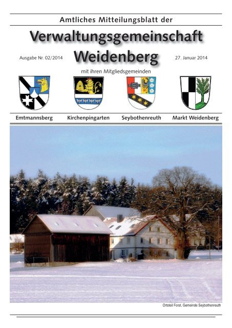 Ausgabe 02 / 2014 - Markt Weidenberg