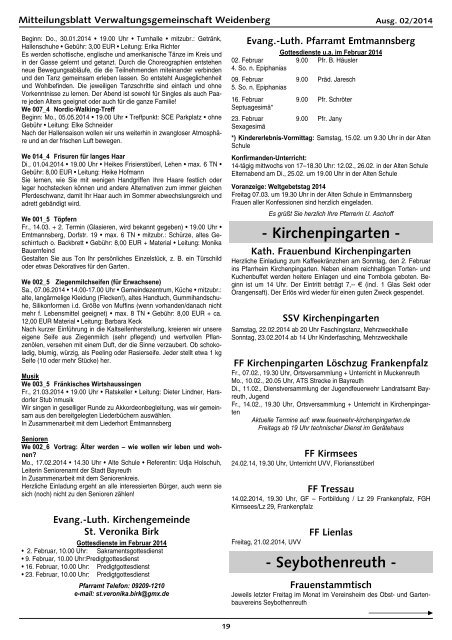 Ausgabe 02 / 2014 - Markt Weidenberg