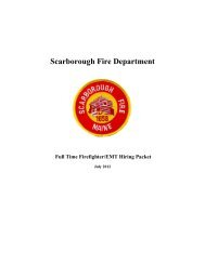Scarborough Fire Department - Town of Scarborough