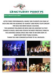 Term 3 Week 8 2013.pdf - Sanctuary Point Public School