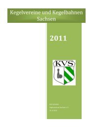 2011 - Keglerverband Sachsen