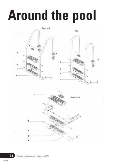 • Ladders • Slides • Diving Boards • Roman Ends • Handrails ...