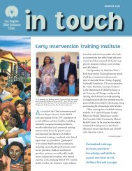 Early Intervention Training Institute - Los Angeles Child Guidance ...