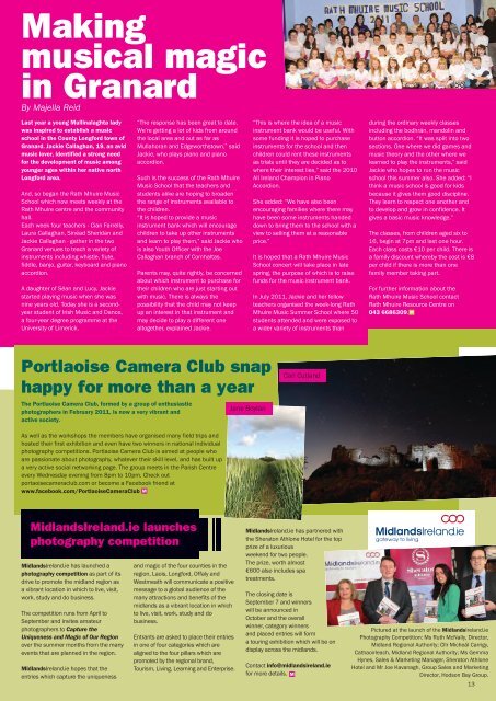 Midland Arts and Culture Magazine - Register.ie