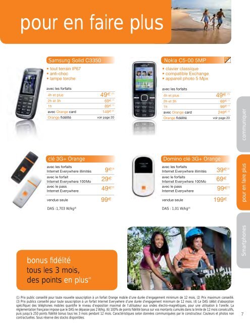 le catalogue des mobiles en pdf - Orange